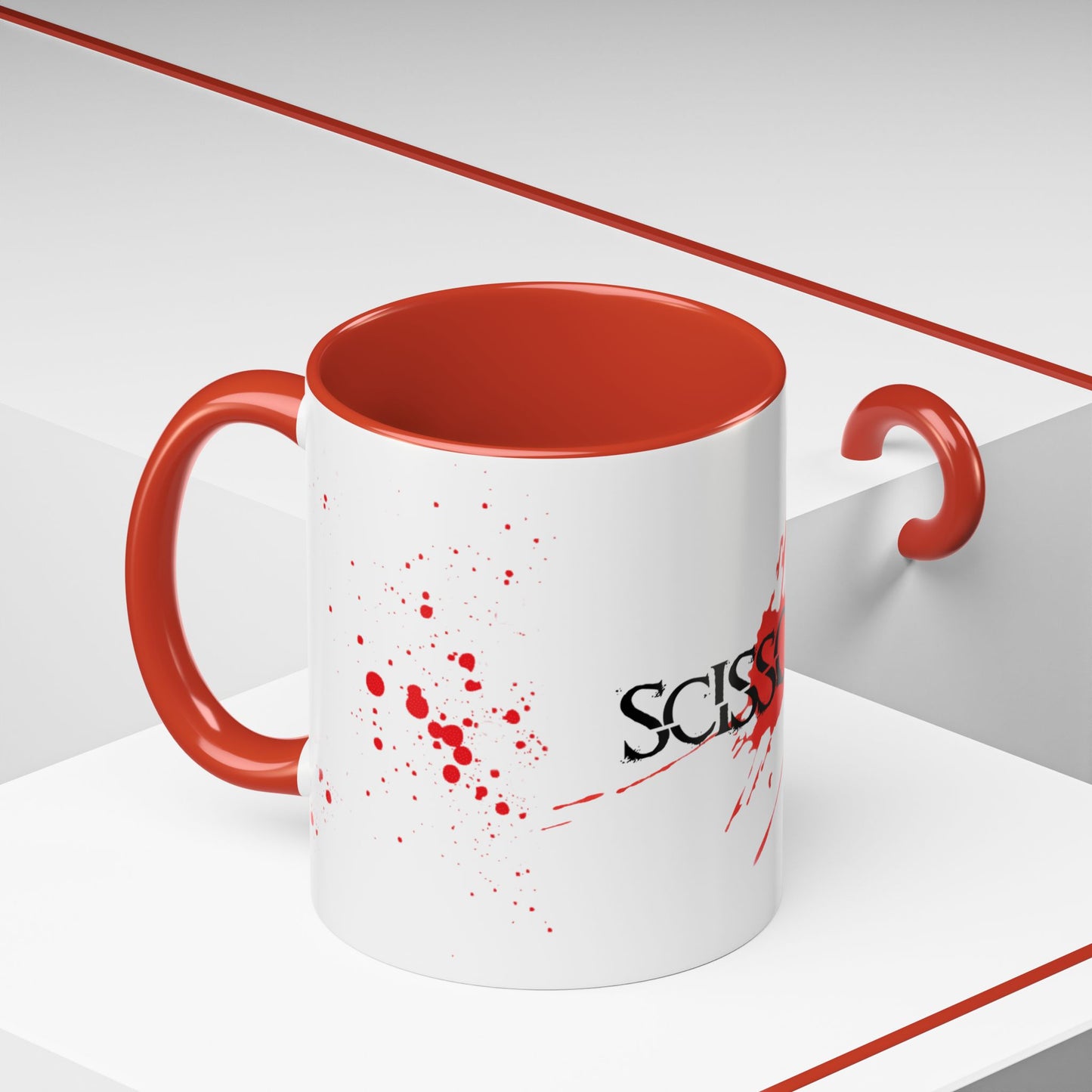 Coffee Mug - Bloody Scissors Horror Movie Mug