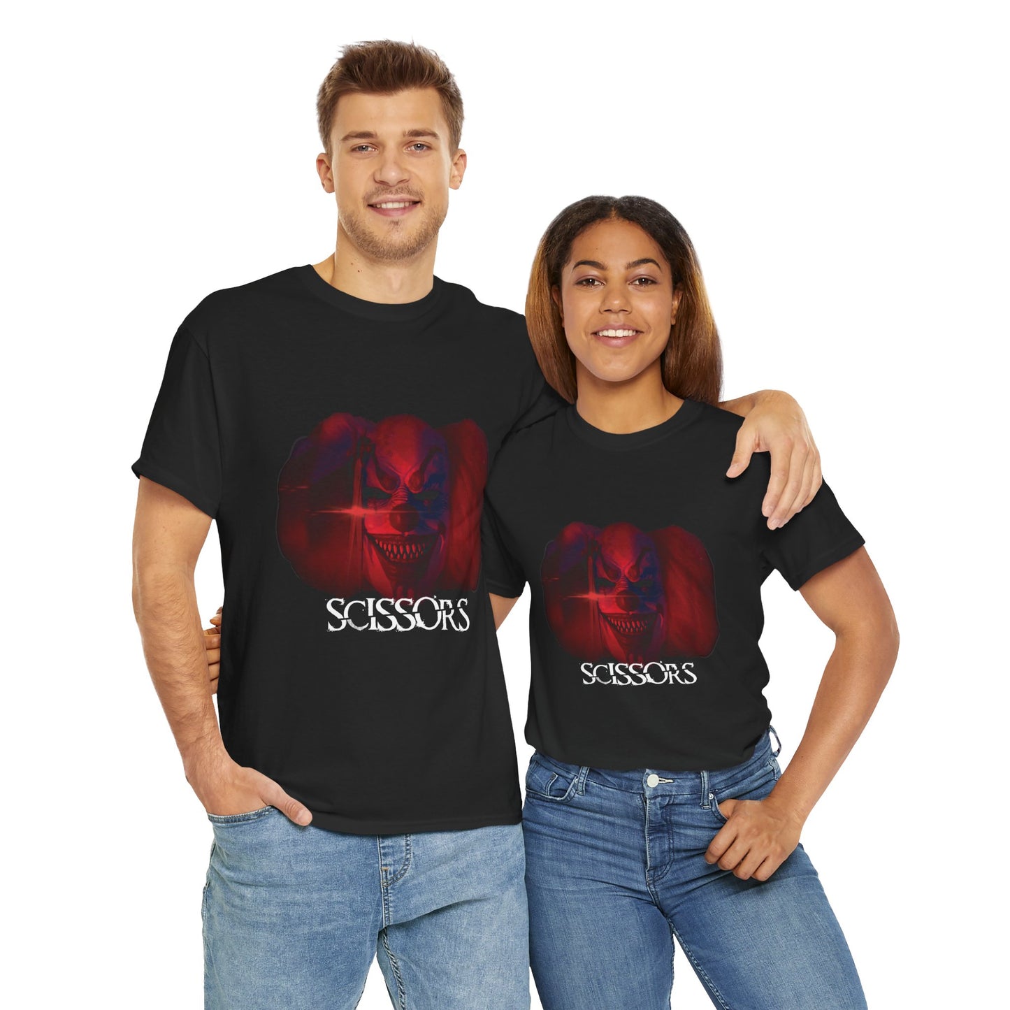 Scissors Unisex Heavy Cotton Tee
