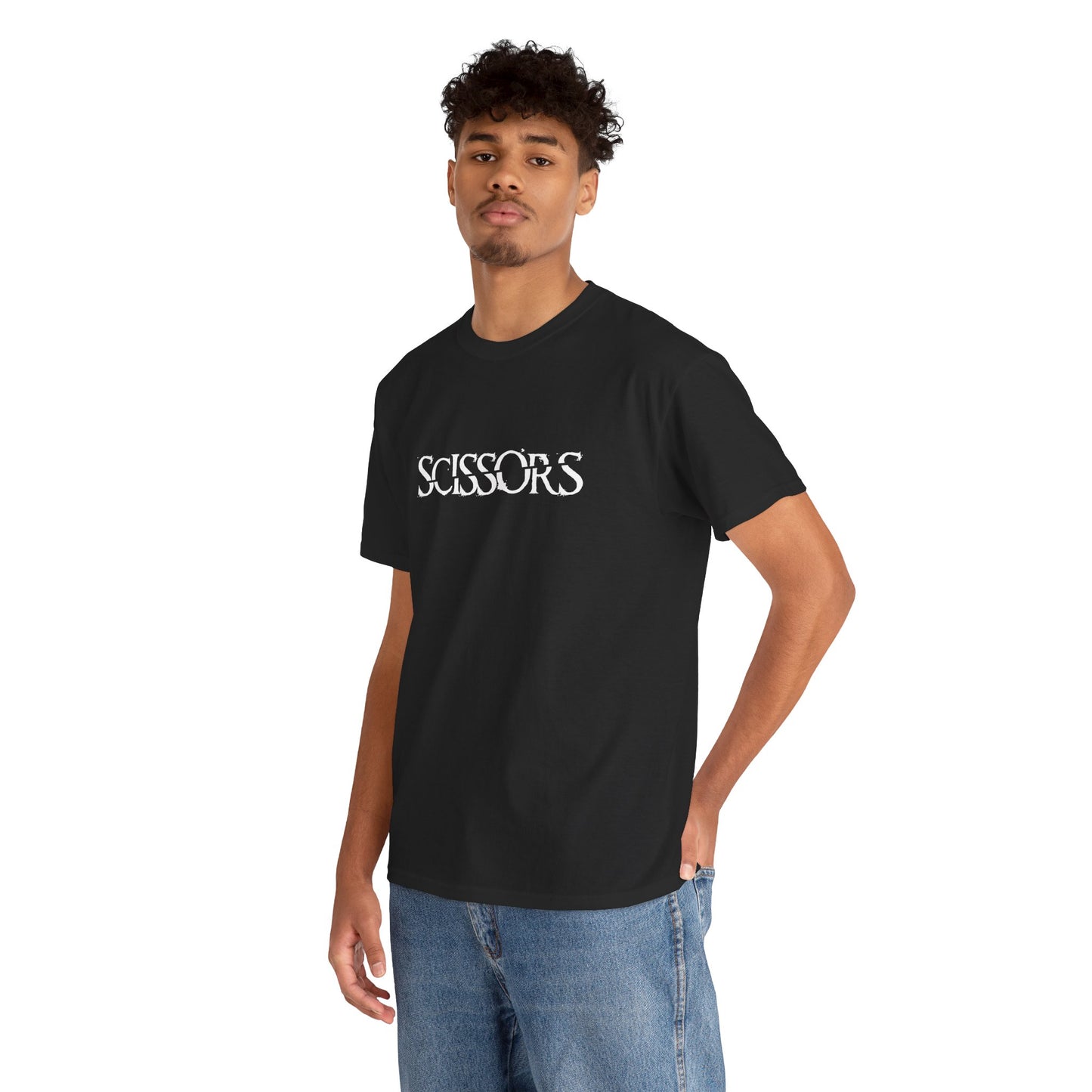 Scissors Logo Unisex Heavy Cotton Tee
