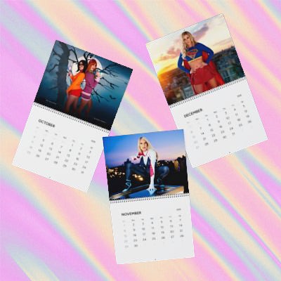 Cosplay Wall Calendar 2026