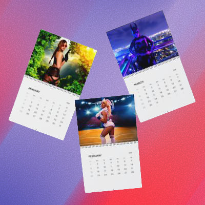 Cosplay Wall Calendar 2026