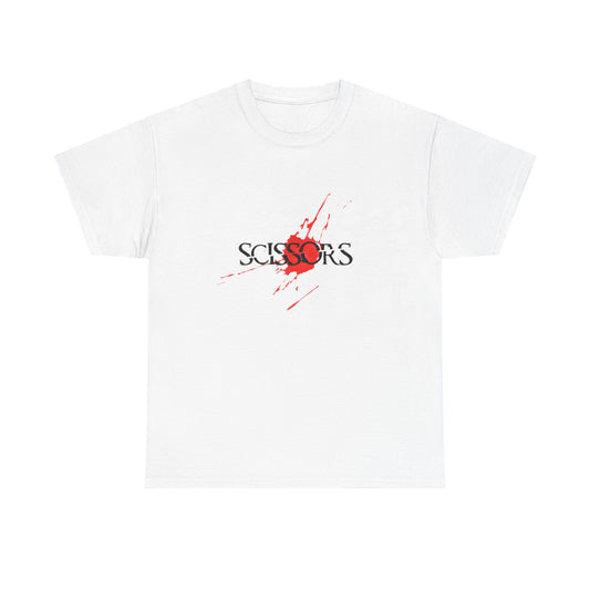 Horror Movie Scissors Logo T-Shirt