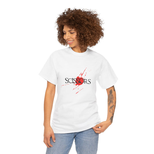 Horror Movie Scissors Logo T-Shirt