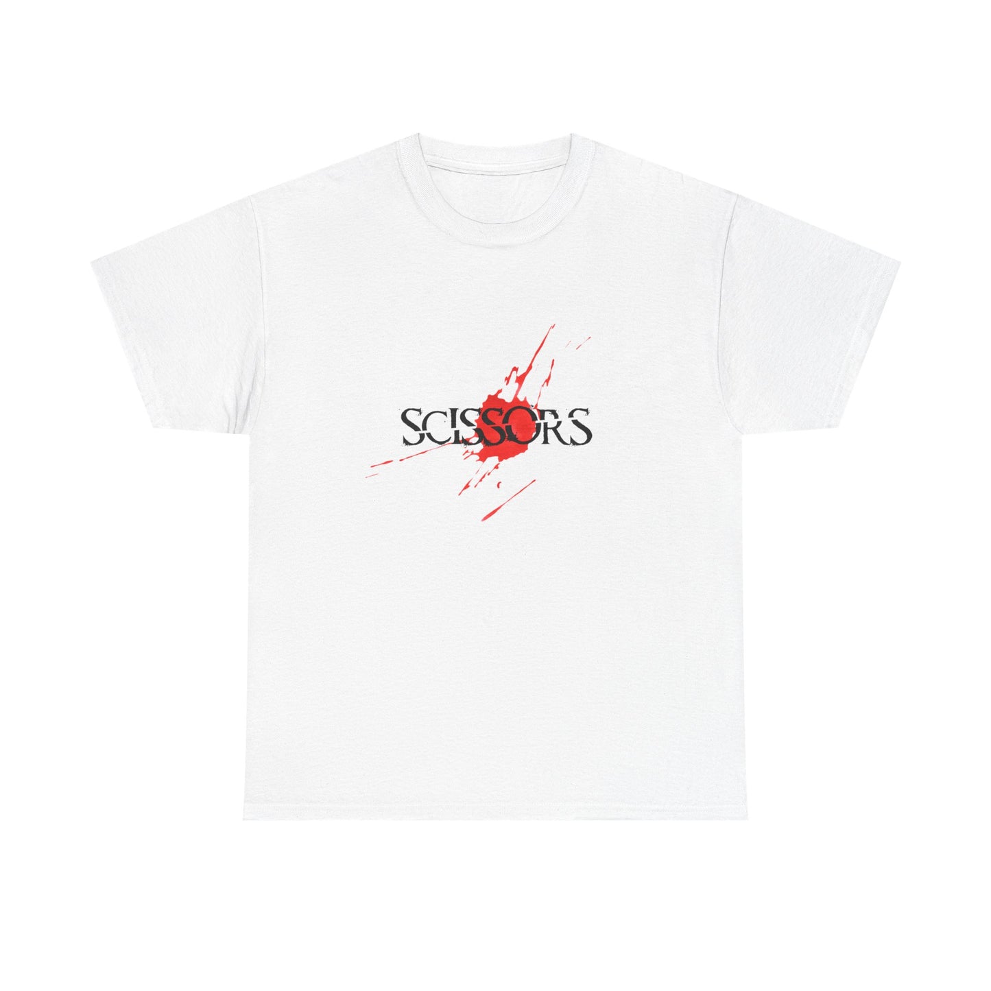 Horror Movie Scissors Logo T-Shirt